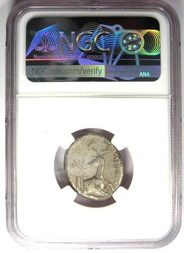 Ionia Ephesus Silver AR Tetradrachm Bee Stag Coin 300 BC - Certified NGC Fine - Picture 3 of 5