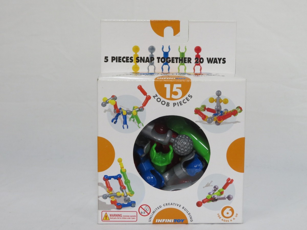 ZOOB Infinitoy Pieces 15 Piece w/ Complete Instructions Age 6+ | eBay