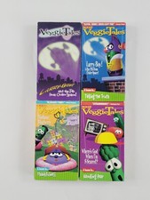 Veggie Tales- Lot Of 4 Vhs Movies. Pre Owned. Excellent Condition