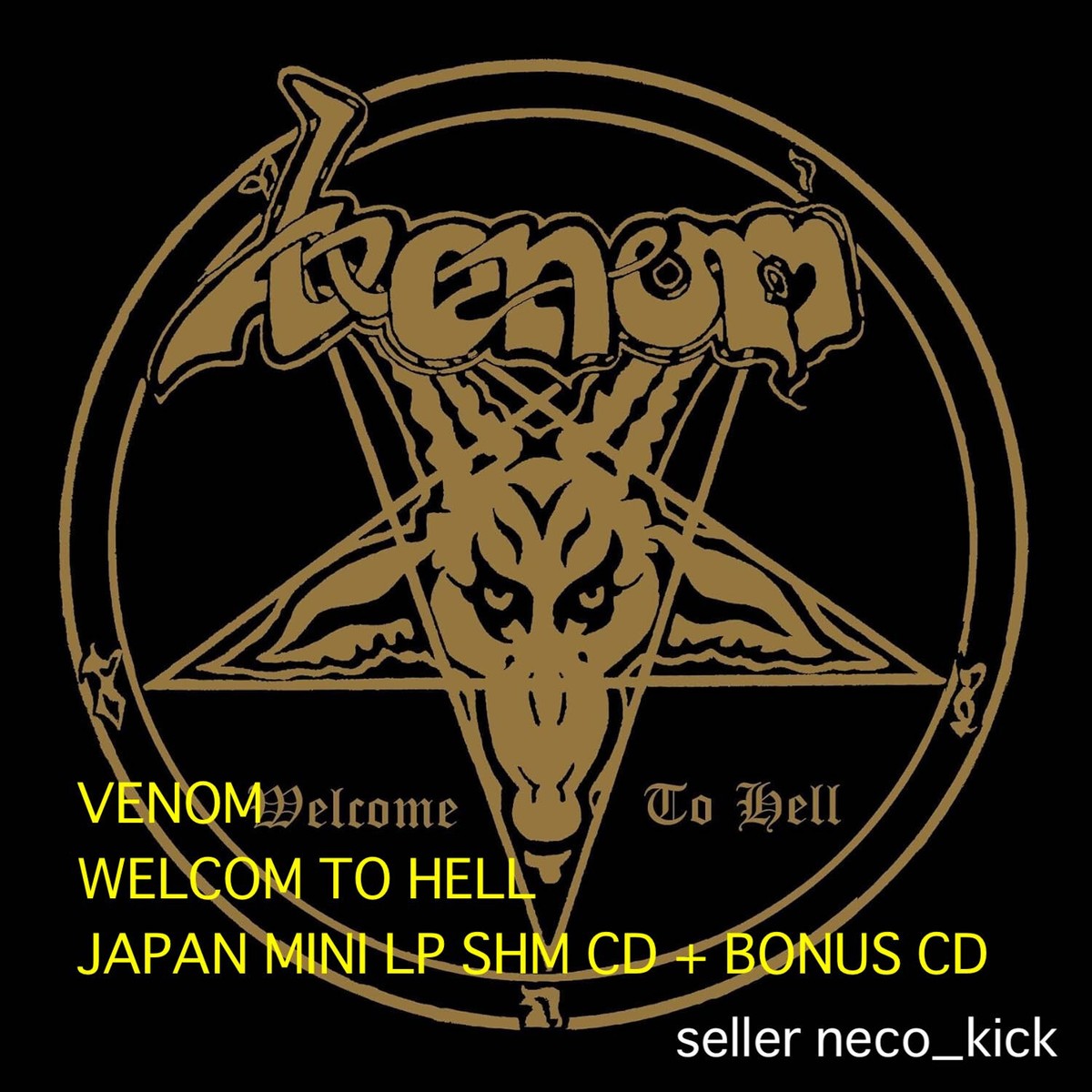 11B VENOM WELCOM TO HELL JAPAN MINI LP SHM CD + BONUS CD | eBay