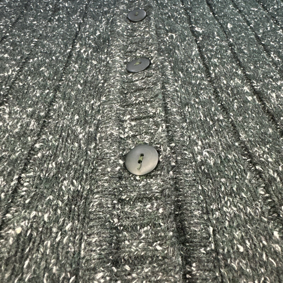 Suéter Pendleton Vintage Mujer Pequeño Cárdigan Verde Lana Virgen Damas Foto 3 de 4