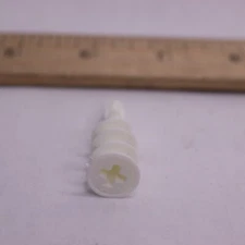 (100-Pk) Midwest Fastener Wall Anchors Plastic White #8 1 1/4"L 04280