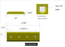 Cutting Edge fits Komatsu 417-815-3210