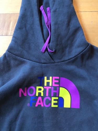 Hooded Gray Sweatshirt with purple 