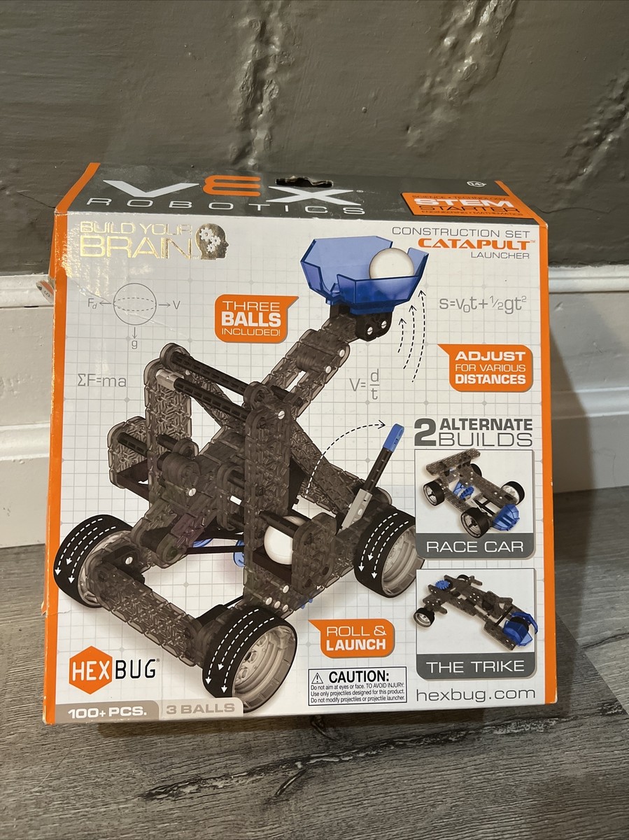 HexBug Vex Robotics Catapult Launcher Build Genius Handheld Balls