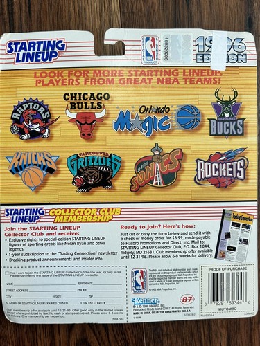 Dikembe Mutombo Signed Starting Lineup Figure Sealed In Box Atlanta Hawks NBA - Picture 8 of 9