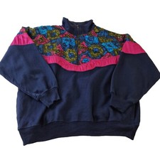 Morsly Funky Quarter Zip Jumper Size Large