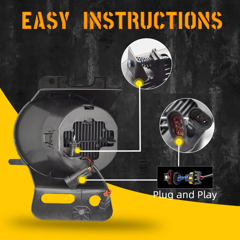 Luces antiniebla LED para Ford F-150 2005-2008 luces de parachoques delanteras con DRL + cableado Foto 4 de 4