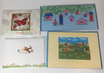 Paper Magic Group 3D Greeting Cards Lot Of 4 Assorted Sealed