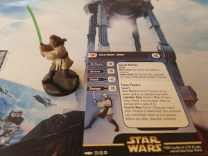 Star Wars Miniatures Clone Strike 23 Qui-Gon Jinn