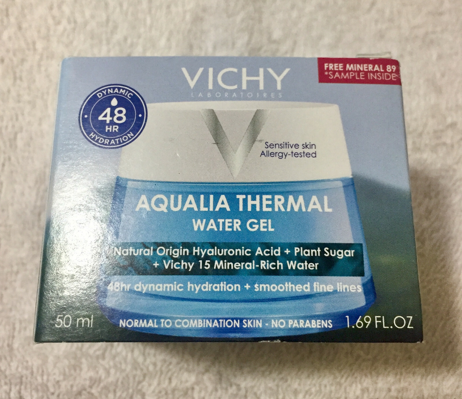 vichy thermal water gel