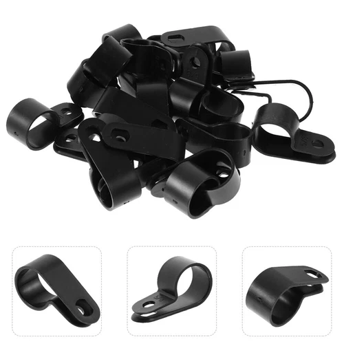  50 Pcs Cable Clamp Sorter Wire Management Clips Organizing Buckle