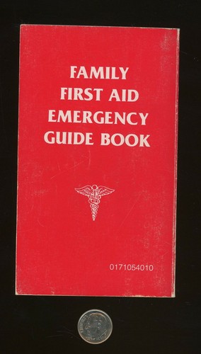 Family First Aid Emergency Guide Book Travel Camping Size 5 3/8" x 3 1/4" x 1/4" - Picture 2 of 12