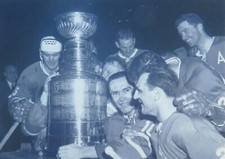  HOCKEY PHOTO PRINT  1967 LAST STANLEY CUP TORONTO MAPLE LEAFS CELEBRATION 