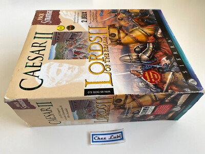 Jeu Caesar II PC Version FR - Boîte Big Box, Bon état, Sierra