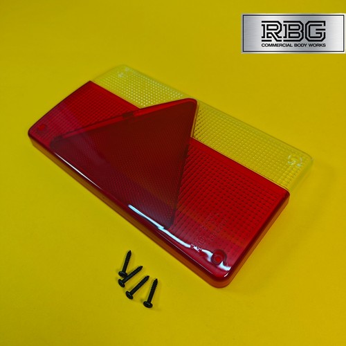 Replacement Lens Rear Light LEFT for AJBA FP80 To Fit Erde Daxara Trailer Italy - Picture 5 of 8
