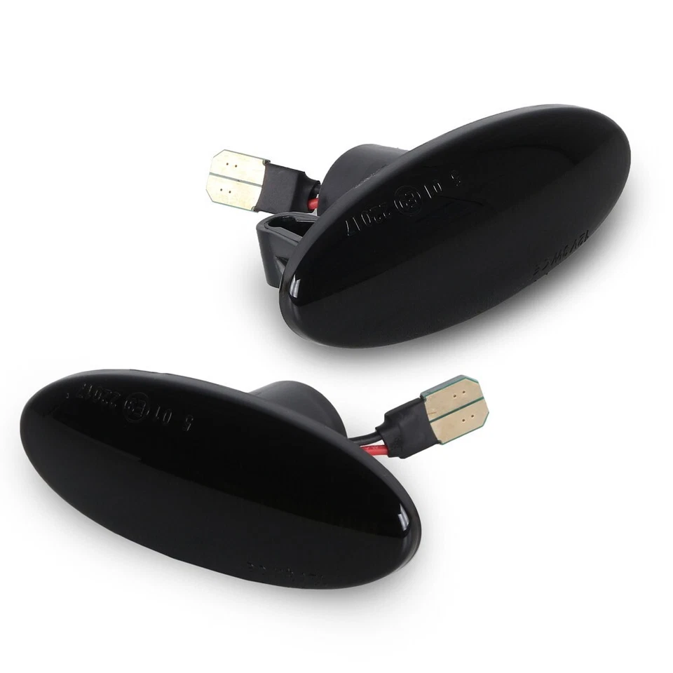 For Nissan Juke Cube Leaf Smoke Amber LED Fender Turn Signal Side Marker Lights Foto 3 de 4