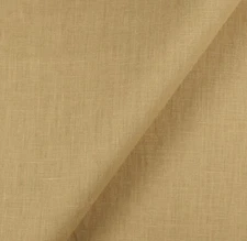 GOLD 100% Linen fabric 56” Width Sold By The Yard
