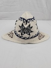 Childrens Size Knit Winter Beanie Cap with Ear Flaps. Youth one size