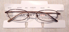 MARCHON M552AL Mocha 208 47/18 Eyeglass Frame New Old Stock 177