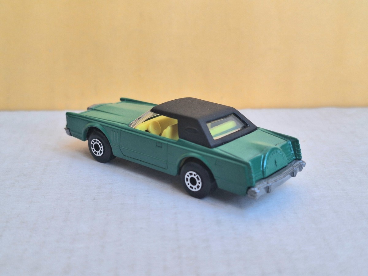 Matchbox Superfast Lincoln Continental green made in Bulgaria '79