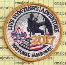 BSA NATIONAL JAMBOREE  2017 SUMMIT BECHTEL RESERVE OFFICIAL PARTICIPANT PATCH