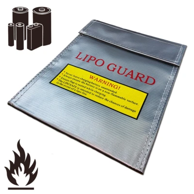 VUNIVERSUM® Lipo Akku Tasche Ladetasche Safe Bag 18x22cm Feuerfeste Sicherheitstasche Schutz