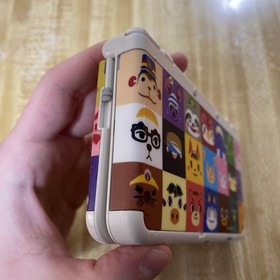 NICE New Nintendo 3DS Console White with Kisekae Plate Animal Crossing Tested