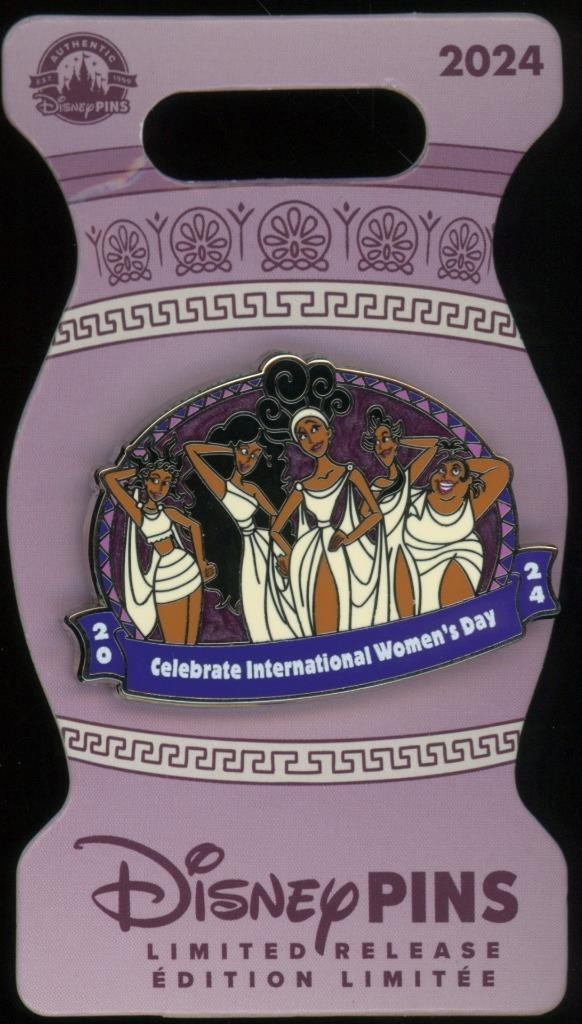 Muses Celebrate International Women's Day 2024 Hercules Disney Pin 162536