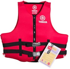 YAMAHA VALUE NEOPRENE RED/BLACK PFD MENS 
