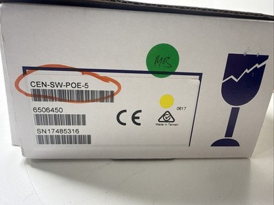 Crestron CEN-SW-POE-5,  5-Port PoE Ethernet Switch - New