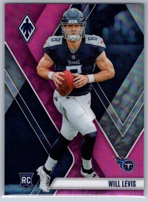 2023 Panini Phoenix Will Levis Pink /199 RC #118