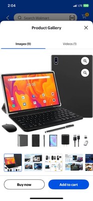 Android 13 Tablet , 4GB+64GB Storage Tablet with Keyboard, Google GMS Certified
