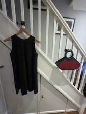 Zara Black Cocktail Dress. Size L with Accessories Only Worn Once Excellent Cond