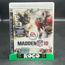 Madden NFL 10 (Sony PlayStation 3 PS3 Blu-ray EA Sports Football Game) CIB