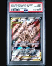 2019 ARCEUS & DIALGA & PALKIA GX 221/236 COSMIC ECLIPSE POKEMON PSA 10 on eBay