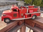 Vintage Tonka Toys Fire Truck No 5 Pressed Steel Mound Minn Hose Truck 1950s