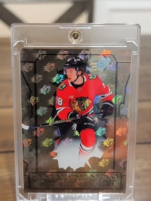 25-26 UD SPx Gold SSP Very Rare  Break the Mold Connor Bedard Blackhawks BM-2