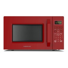1.1 Cu. Ft. 1000W Countertop Microwave – Compact Design, Red