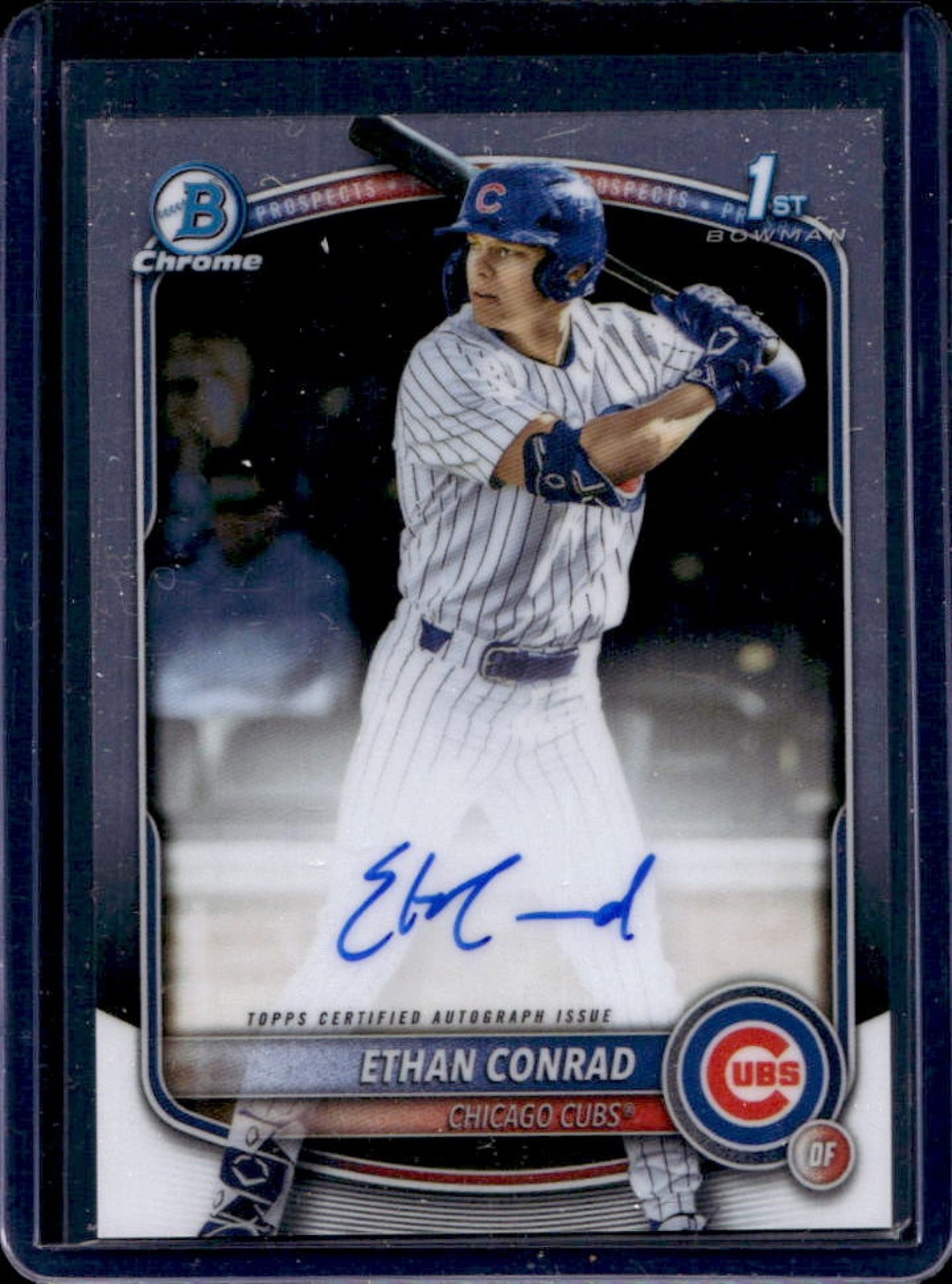2025 Bowman Draft Ethan Conrad Chrome Auto 1st Prospect #CPA-EC Cubs