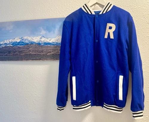 Rêve Grand Rue "Manoir de Rêve" Royal Blue Varsity Jacket Men's M NWT Rare image 2