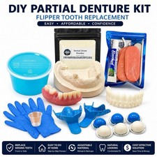 Partial Denture Kit Make Your Own Custom Denture Affordable Temporary Teeth A2