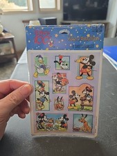 Vintage Hallmark Disney 4 Sticker Sheets Mickey Donald Goofy Minnie Pluto New