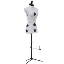Twin-Fit Adjustable Dress Form Petite, Sizes US 00 4, Female Sewing Mannequin wi