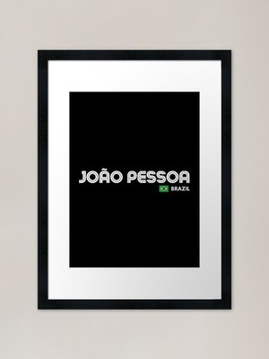 Jo�Pessoa - Brazil Framed Art Pri Framed Wall Art Poster Canvas Print Picture