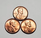 3 X 1955 P LINCOLN WHEAT PENNY UNC 3 COIN SET #C10269
