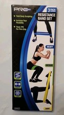 Pro Strength 3 Pack Resistance Band Set: Light, Medium  Heavy Color Coded. B352