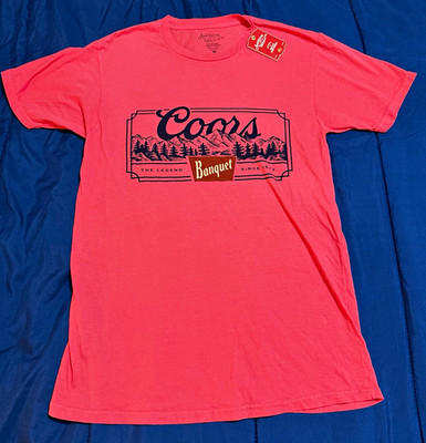 Coors Banquet Pink Men's Medium Shirt