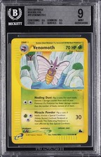 2003 POKEMON: E-CARD SERIES SKYRIDGE COMMON REVERSE FOIL VENOMOTH BGS 9