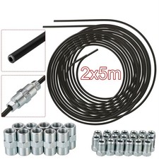 Bremsleitung 2x5m 316 Durchmesser mit Muttern und Anschlussset f��r K��hlung